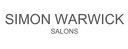 Simon Warwick Salons logo – luxury hairdressing brand based in Maida Vale, London, known for expert styling, colouring, and personalised service.